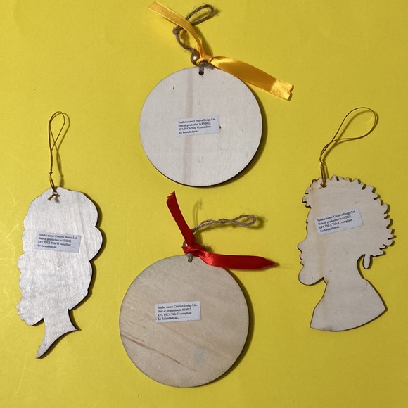 Set of 4 KWANZAA Ornaments - Picture 6 of 7